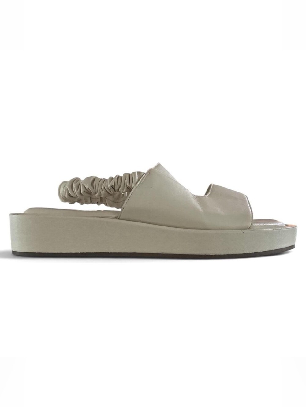 Matisse Cream Leather Slingback Sandals